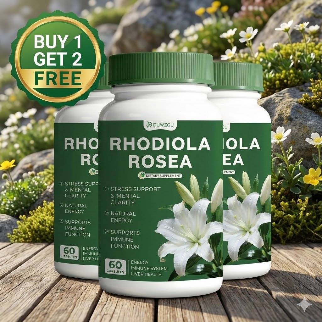 [Buy 1 Get 2 Free]Rhodiola rosea – netwaye kò a nan enpurte, konbat vyeyisman, balanse kortisol, engredyan pi. - LakayFinds.com