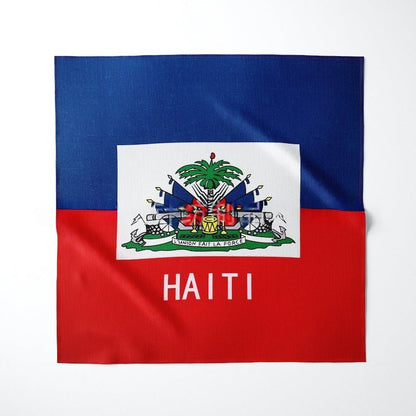 Cotton Haitian National Flag Handkerchief - LakayFinds.com