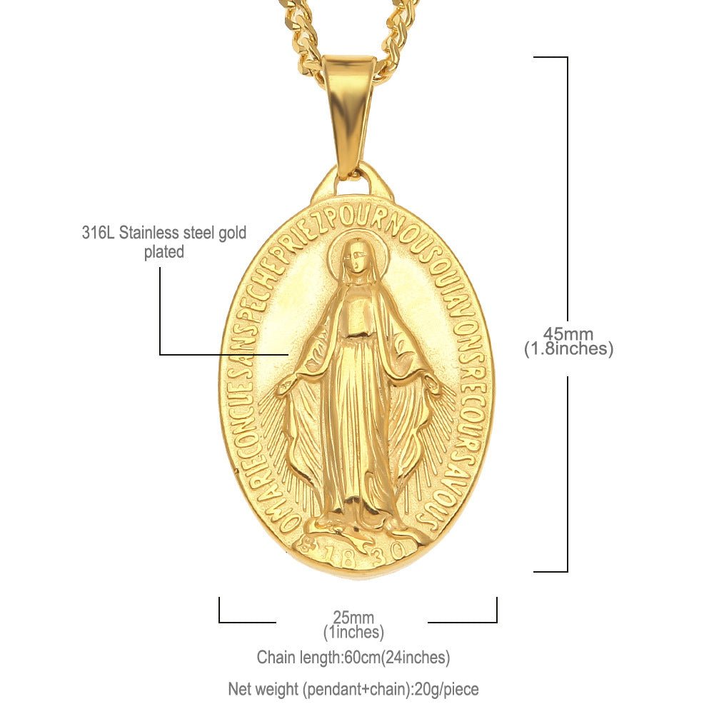 Cross Virgin Magic Pendant Pendant - LakayFinds.com