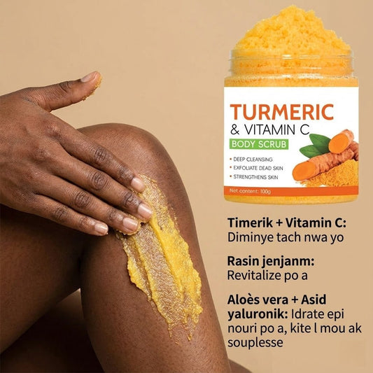 Eksfoliyan kò timerik(Pou Figi ak Kò) - LakayFinds.com