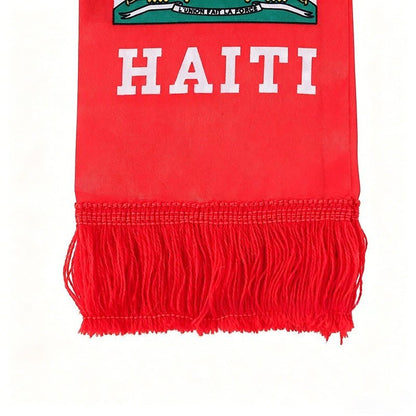 Haiti World Fan Scarf Satin Neck Warmer - LakayFinds.com