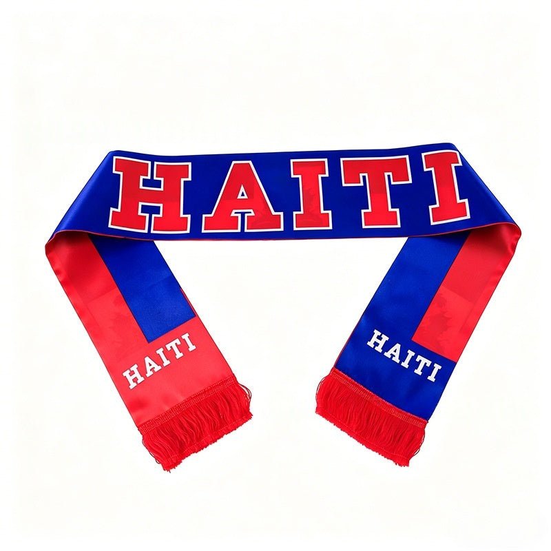 Haiti World Fan Scarf Satin Neck Warmer - LakayFinds.com