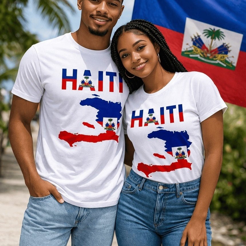 Haitian Pride Heritage T-Shirt | Unisex Classic Fit - LakayFinds.com