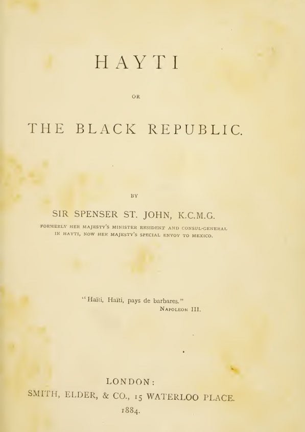 Hayti： or, The Black Republic Ebook（Value: $49） - LakayFinds.com