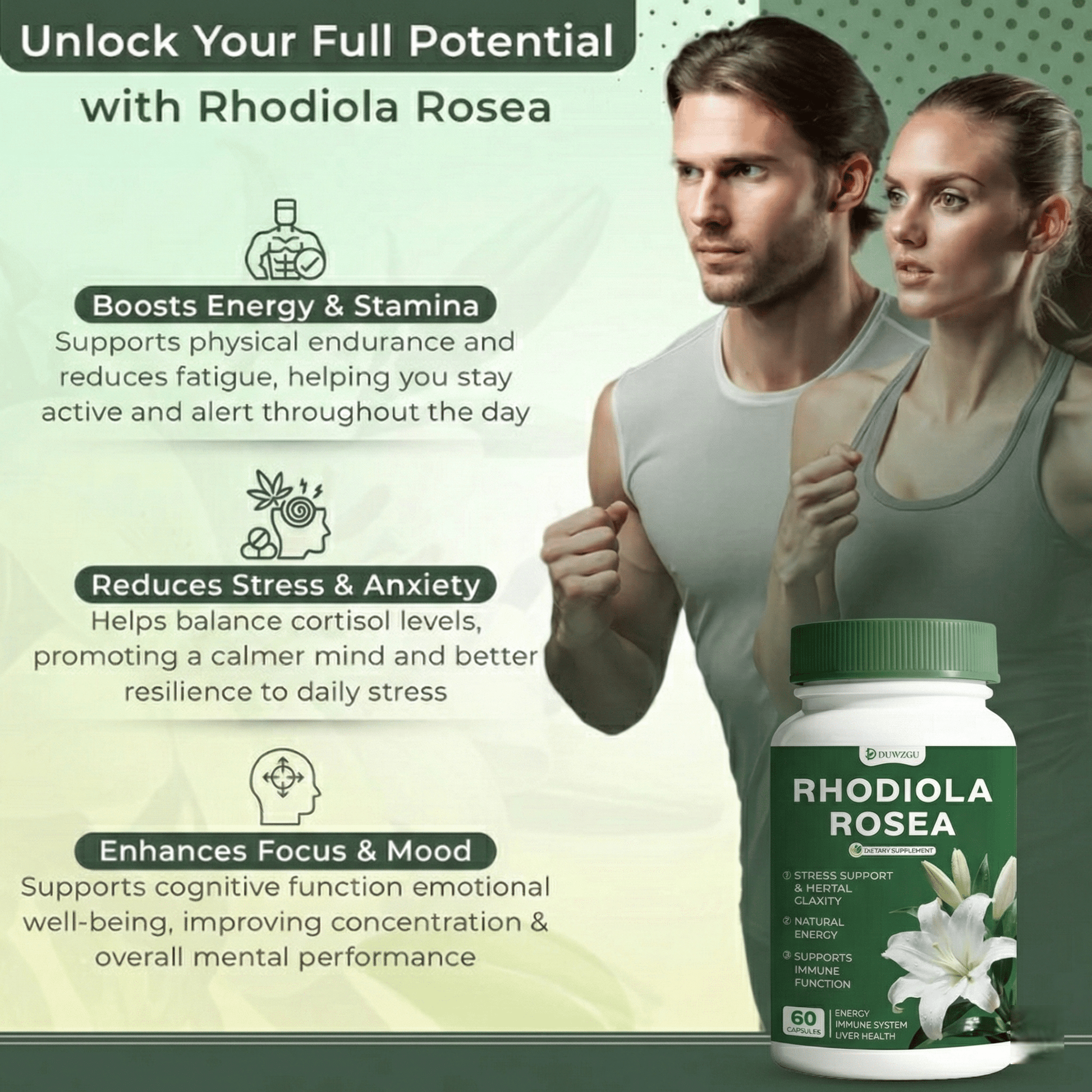Rhodiola rosea – netwaye kò a nan enpurte, konbat vyeyisman, balanse kortisol, engredyan pi. - LakayFinds.com