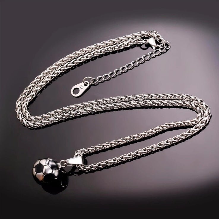 Stainless Steel World Cup Jewelry Pendant - LakayFinds.com