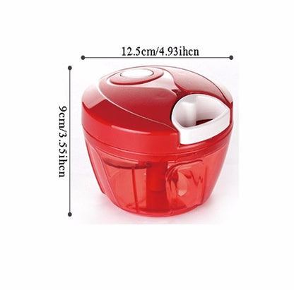 Tenta Kitchen 485ml Manual Food Chopper/Meat Grinder/Vegetable Slicer/Shredder/Grinder - LakayFinds.com