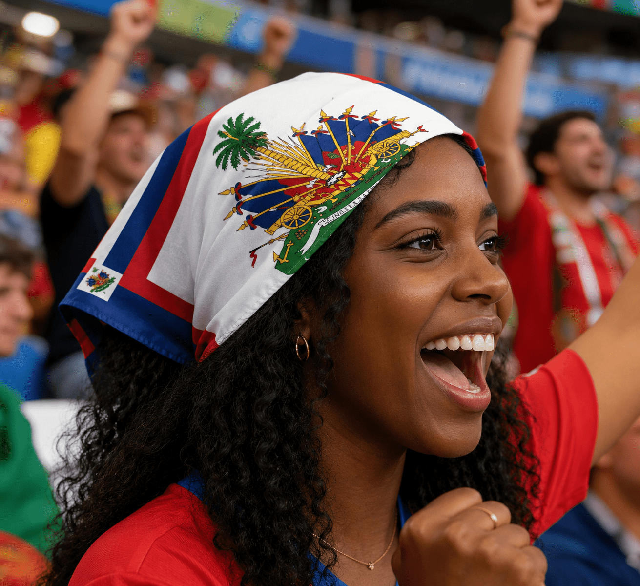 World Cup National Flag-printed Square Scarf - LakayFinds.com